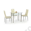 Lester 90 tejszínű asztal + K202 székek