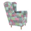 CHARLOT FOTEL, PATCHWORK M1