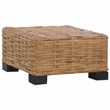 Kép 1/6 - VIX TERMÉSZETES RATTAN DOHÁNYZÓASZTAL 47X47X28 CM - A-Z Bútor Webáruház