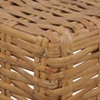 Kép 3/6 - VIX TERMÉSZETES RATTAN DOHÁNYZÓASZTAL 47X47X28 CM