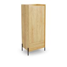 MOBIUS 2D 2 AJTÓS ÁLLÓ SZEKRÉNY, 179 CM, NATÚR HICKORY - A-Z Bútor Webáruház