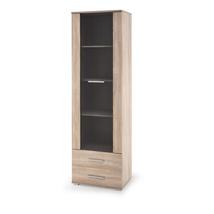 Halmar Lima W-1 Vitrin, Sonoma Tölgy - A-Z Bútor Webáruház