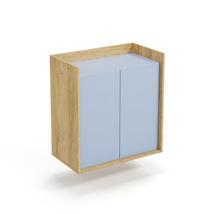 MOBIUS 2D 2 AJTÓS SZEKRÉNY, 83 CM, KÉK - A-Z Bútor Webáruház