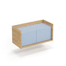MOBIUS 2D 2 AJTÓS SZEKRÉNY, 36 CM, KÉK - A-Z Bútor Webáruház