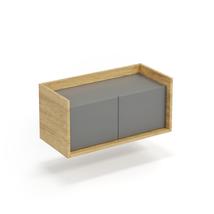 MOBIUS 2D 2 AJTÓS SZEKRÉNY, 36 CM, SZÜRKE - A-Z Bútor Webáruház