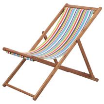 VIX ÖSSZECSUKHATÓ SZÖVETKÁRPITOS, FAVÁZAS STRANDSZÉK, TÖBBSZÍNŰ - A-Z Bútor Webáruház