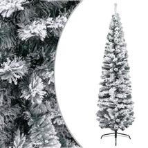 VIX ZÖLD VÉKONY PVC MŰKARÁCSONYFA PELYHES HÓVAL, 240 CM - A-Z Bútor Webáruház