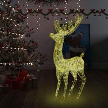VIX XXL MELEG FEHÉR AKRIL KARÁCSONYI RÉNSZARVAS 250 LED-DEL, 180 CM - A-Z Bútor Webáruház