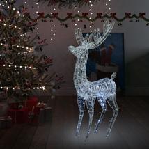 VIX XXL HIDEG FEHÉR AKRIL KARÁCSONYI RÉNSZARVAS 250 LED-DEL, 180 CM - A-Z Bútor Webáruház
