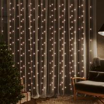 VIX 8 FUNKCIÓS MELEG FEHÉR LED-ES FÉNYFÜGGÖNY, 300 LED 3X3 M - A-Z Bútor Webáruház