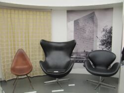 Csepp, Tojás, Hattyú székek - Drop, Egg, Swan chairs - Arne Jacobsen