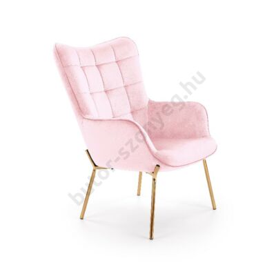 Halmar CASTEL fotel, Világos Rózsaszín - A-Z Bútor Webáruház